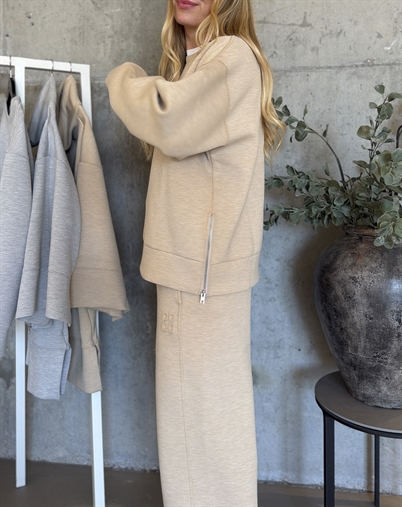 Day Birger et Mikkelsen - Crewa Scuba Sweatshirt - Beige Melange